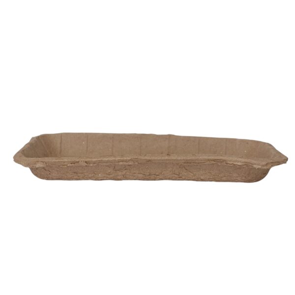 Bandeja Hortifruti T6 27x13x2,5cm biodegradável e compostável - 250un