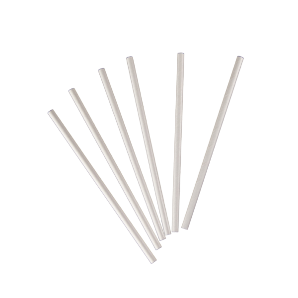 Canudo de papel 6mm biodegradável e compostável – 150 un