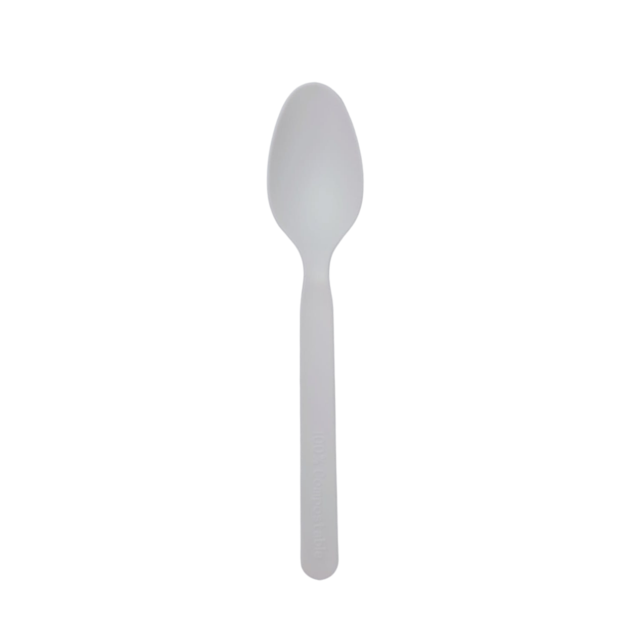 Colher sobremesa 14.5 cm biodegradável e compostável – 100 un