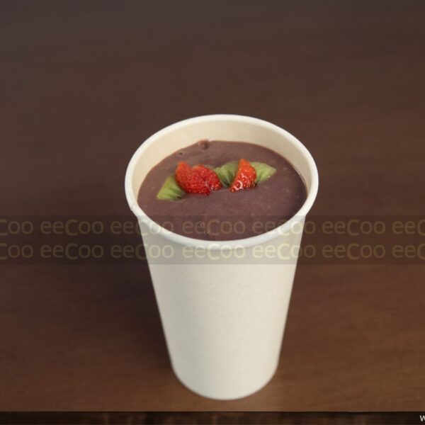 Copo de papel 450 ml biodegradável e compostável – 50 un