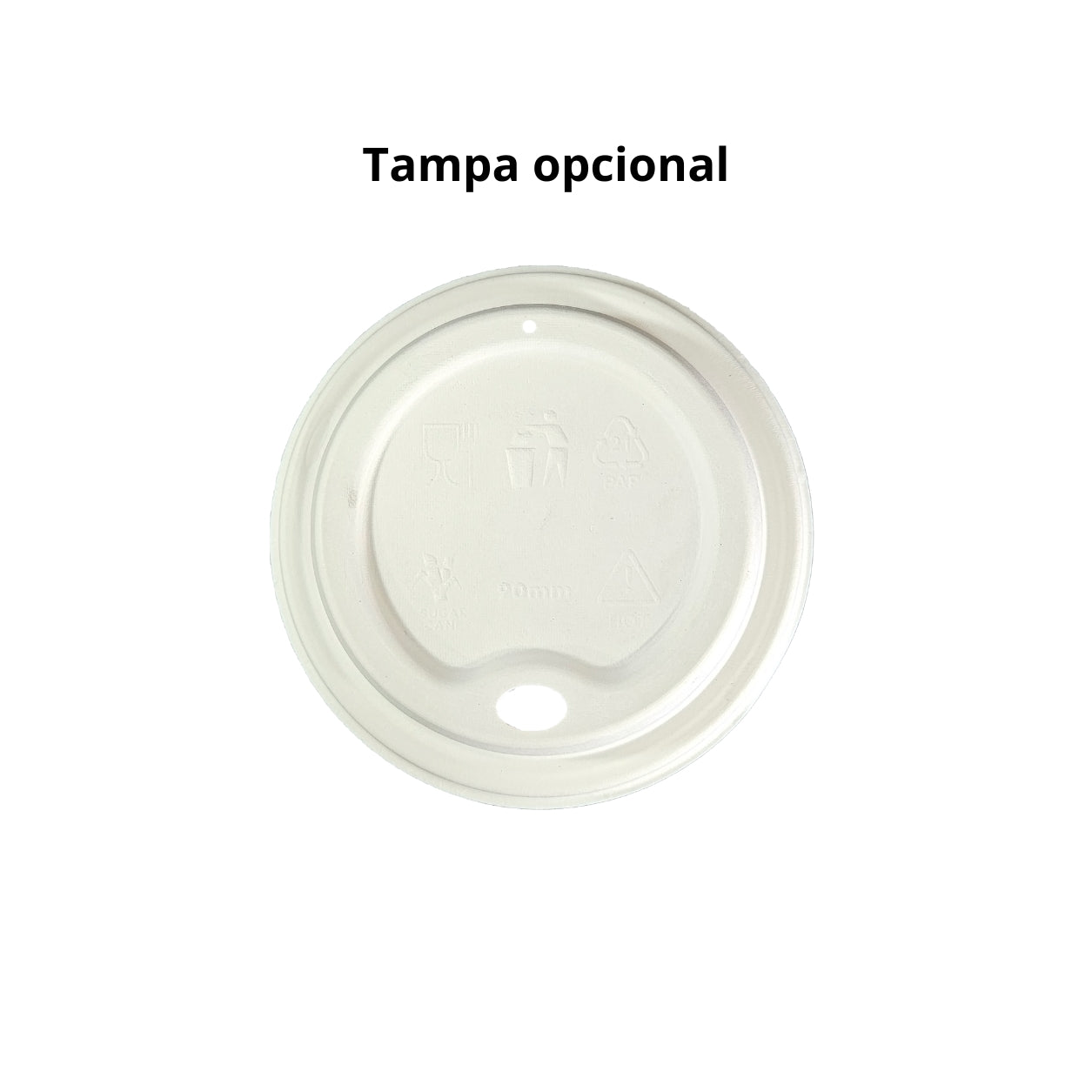 Copo 210 ml biodegradável e compostável – 50 un