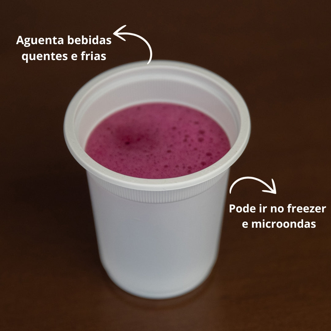 Copo ecológico 180ml de amido de milho – 50 un