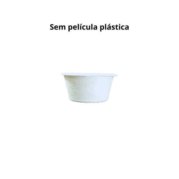 kit Pote 50ml com tampa branco biodegradável e compostável – 100 un