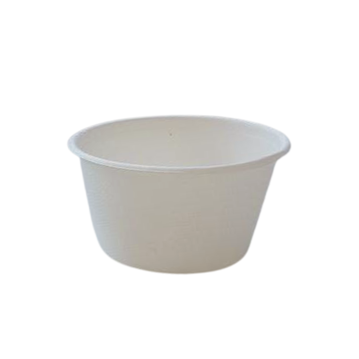 Pote sem tampa 210ml branco biodegradável e compostável - 50 un