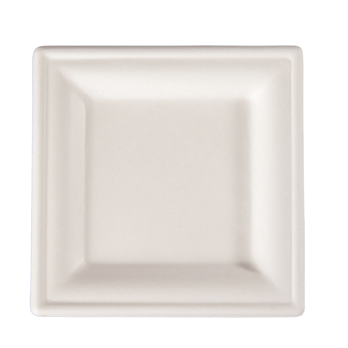 Kit Pratos Quadrados de Refeição 20x20 cm para festas Biodegradáveis e Compostáveis (12 unidades)