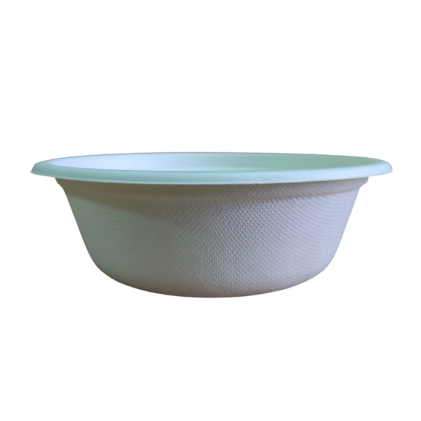 Kit Bowl 500ml com tampa biodegradável e compostável – 50 un