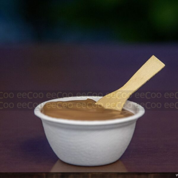 Pazinha 7,5cm biodegradável em madeira embalada individualmente 2000 un