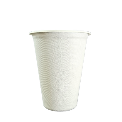 Tampa biodegradável e compostável para copo 330 ml - 50 un
