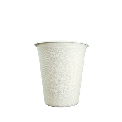 Tampa biodegradável e compostável para copo 210 ml - 50 un