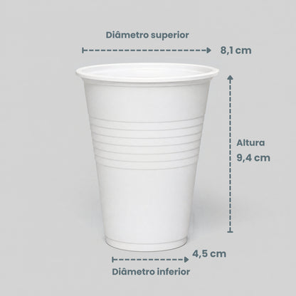 Copo ecológico 240ml de amido de milho – 50 un