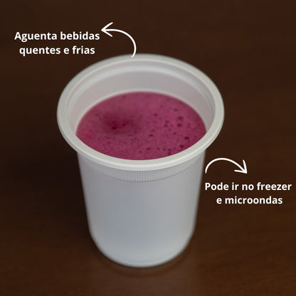 Copo ecológico 180ml de amido de milho – 50 un
