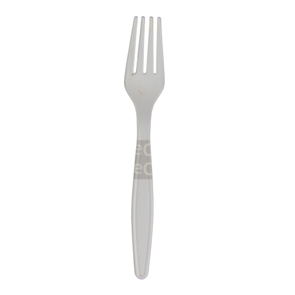Garfo de refeição 18 cm ecológico de amido de milho – 50 un
