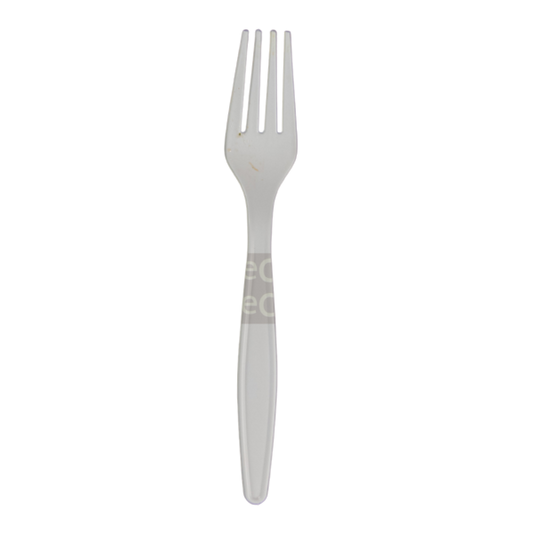Garfo de refeição 18 cm ecológico de amido de milho – 50 un