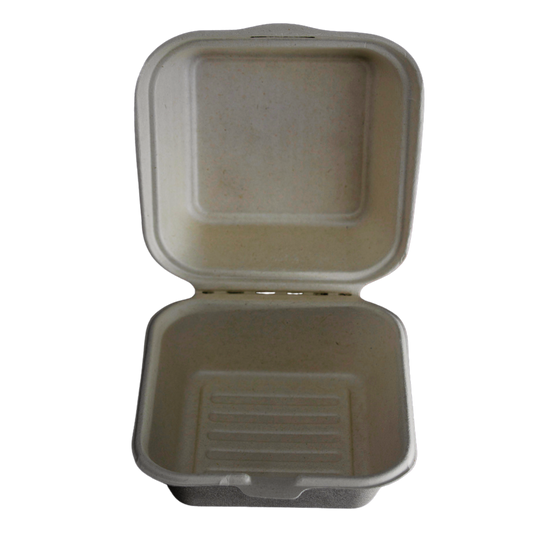 Embalagem biodegradável e compostável – Hamburgueira 450ml