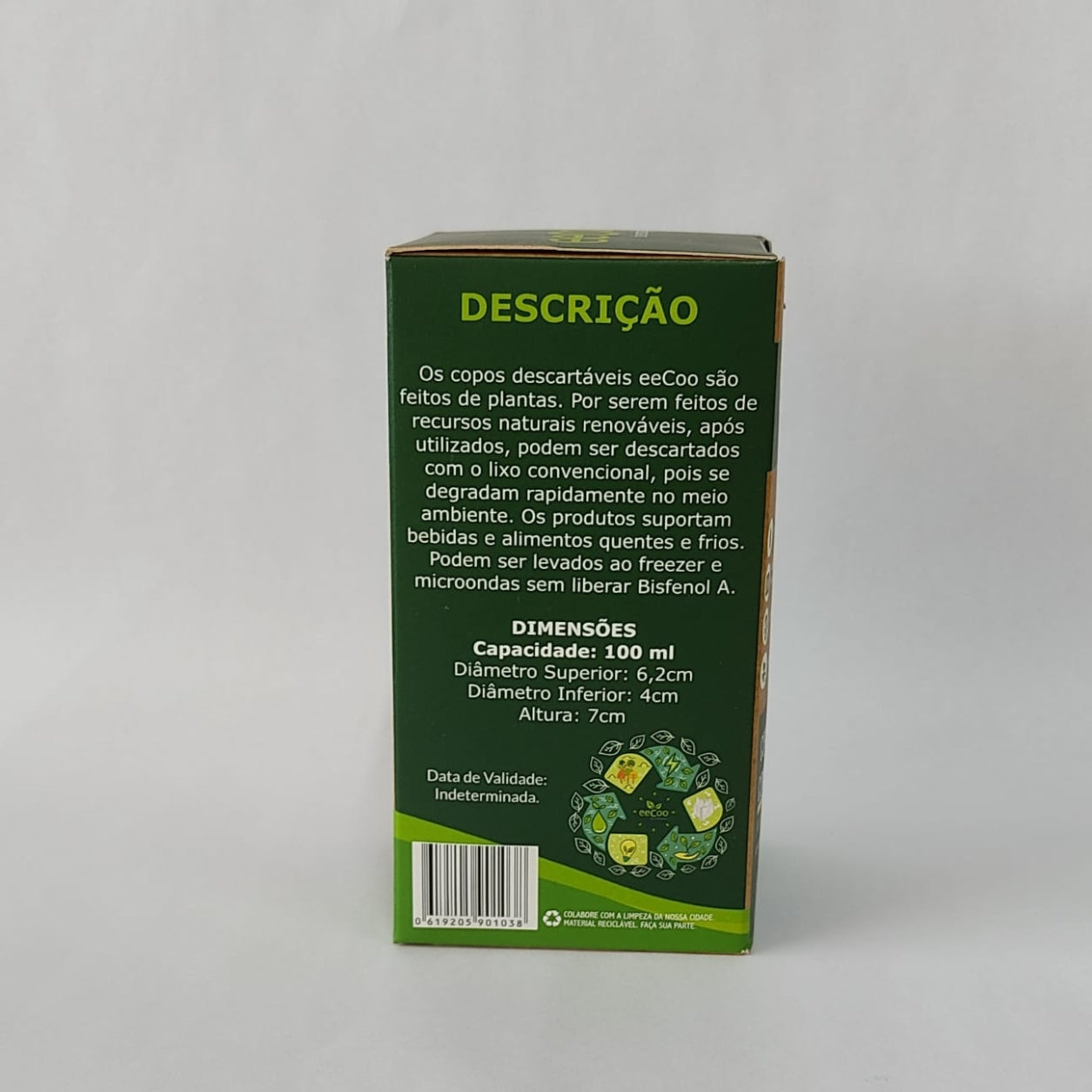 Kit Copos de Papel 100 ml para Festas – Biodegradáveis (12 unidades)