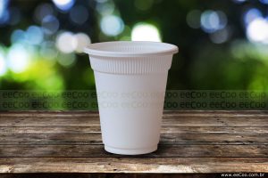 Copo biodegradável 240ml - eeCoo sustentabilidade